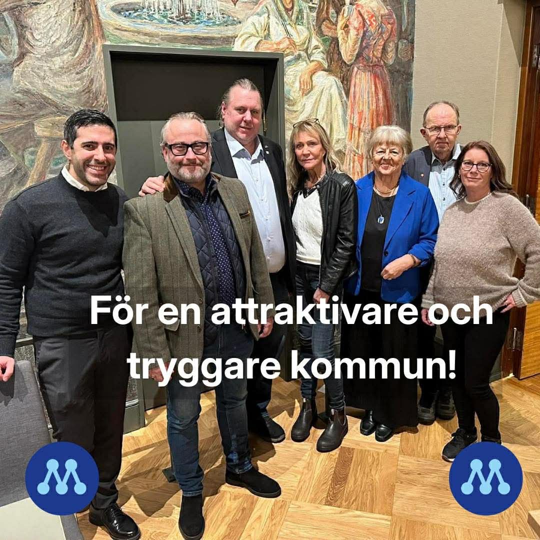 Moderaterna i Nybro gruppbild